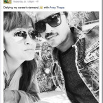 Vinay Shrestha with his Girlfriend Aney Thapa